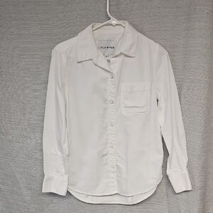 Lola River Women's White Button Down Shirt